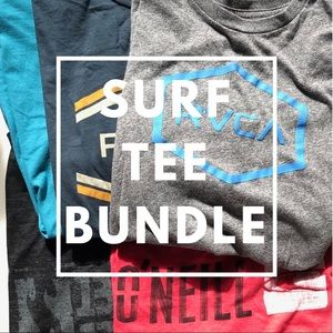 5 Surf Tees + 1 GREAT price + XL
